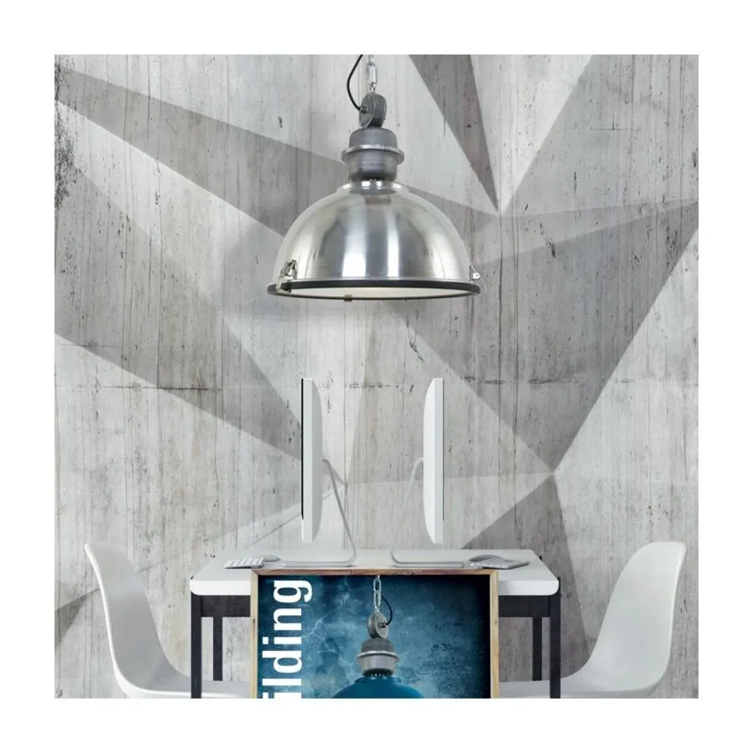 Sammy 1-lichts Hanglamp Staal 42cm