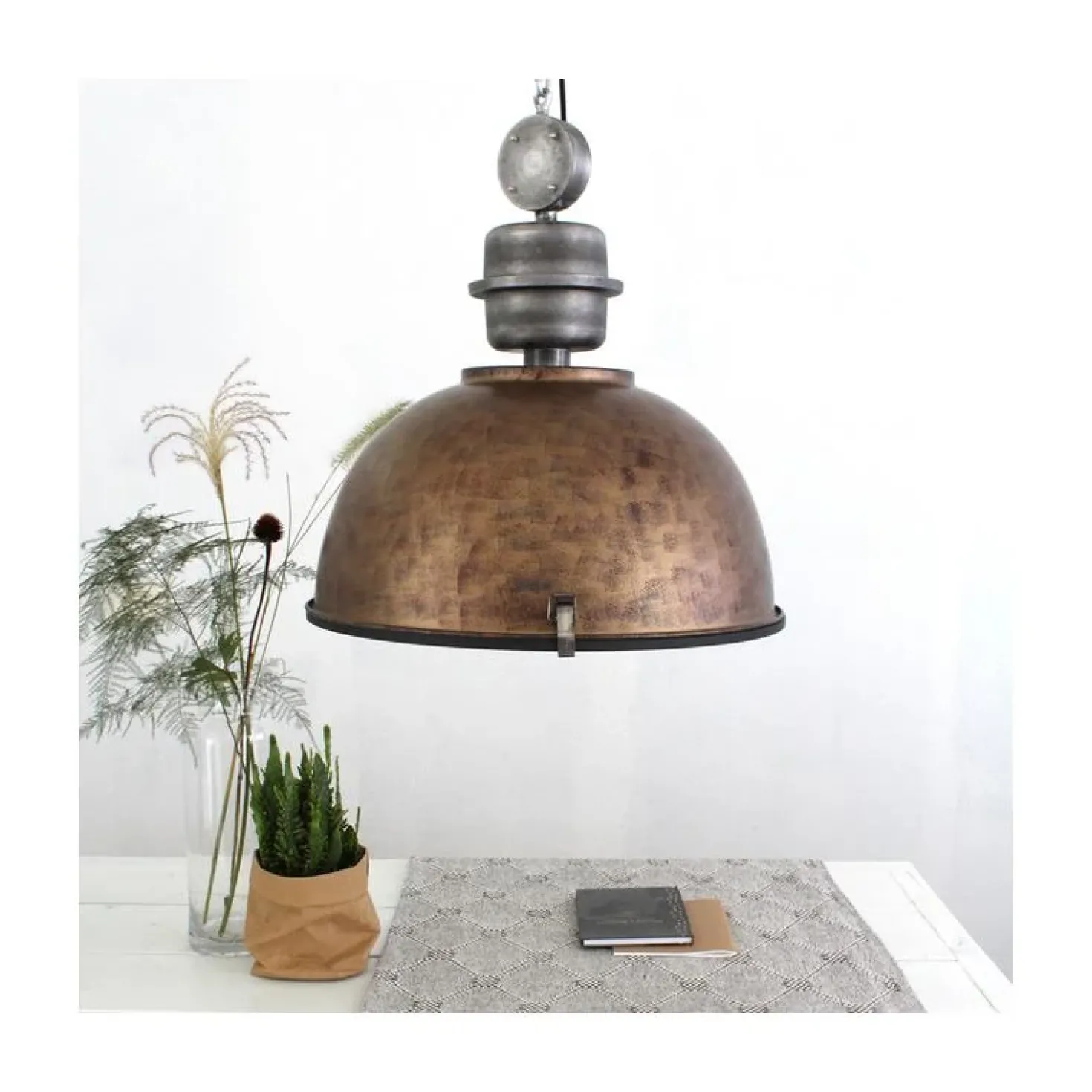 Sammy 1-lichts Hanglamp XL Bruin 52cm