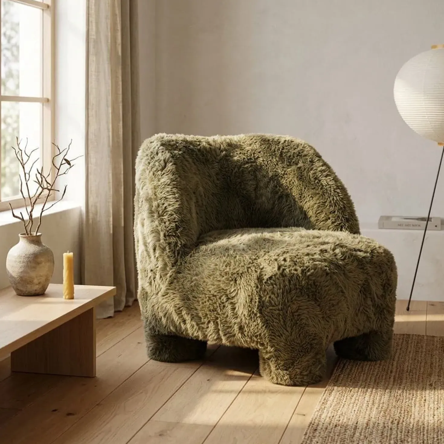 Samson Fauteuil Groen Doodlestof