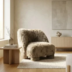 Samson Fauteuil Taupe Doodlestof