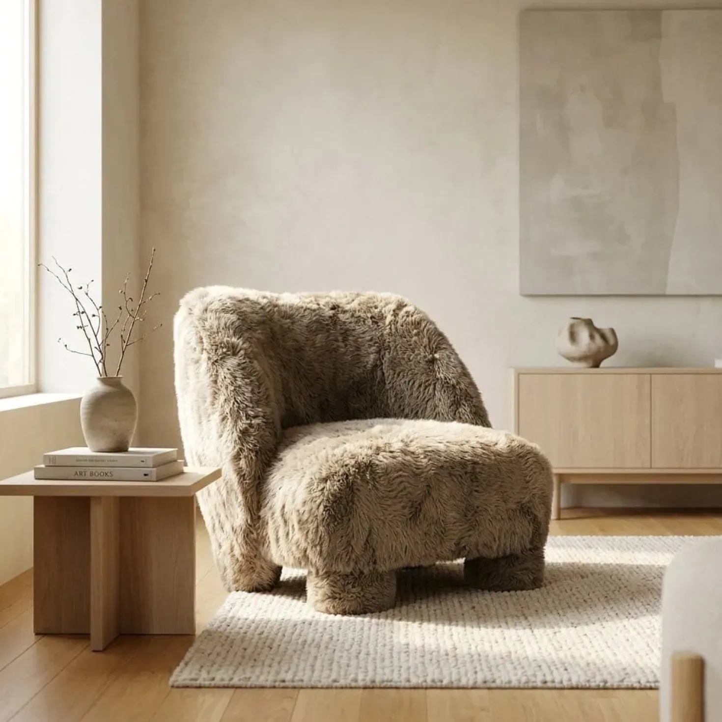 Samson Fauteuil Taupe Doodlestof