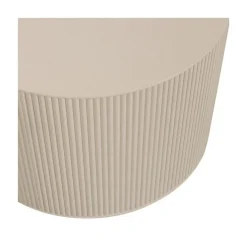 Sanne Bijzettafel Rond MDF Beige 60cm