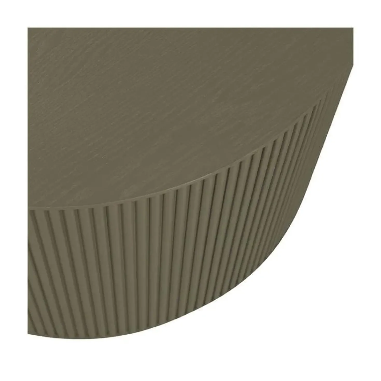 Sanne Bijzettafel Rond MDF Militair Groen 60cm
