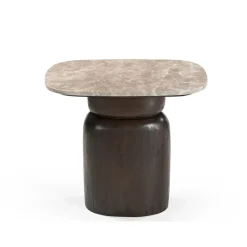 Santo Bijzettafel Marmer 56 cm