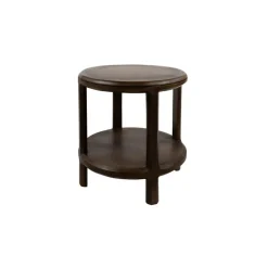 Sara Bijzettafel rond Walnoot 50cm