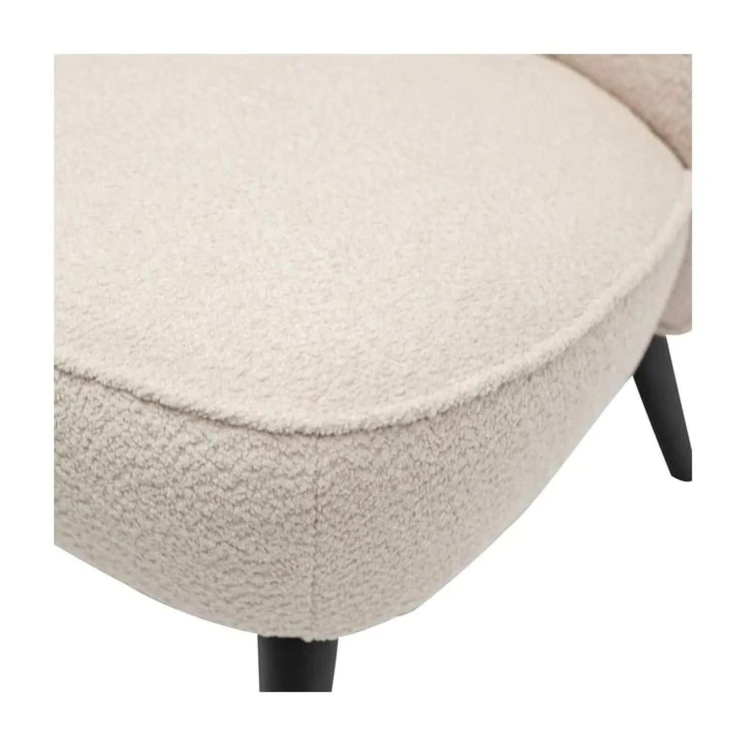 Sara Fauteuil Boucle Creme