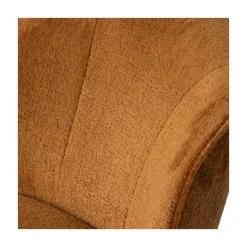 Sara Fauteuil Structure Velvet Cognac