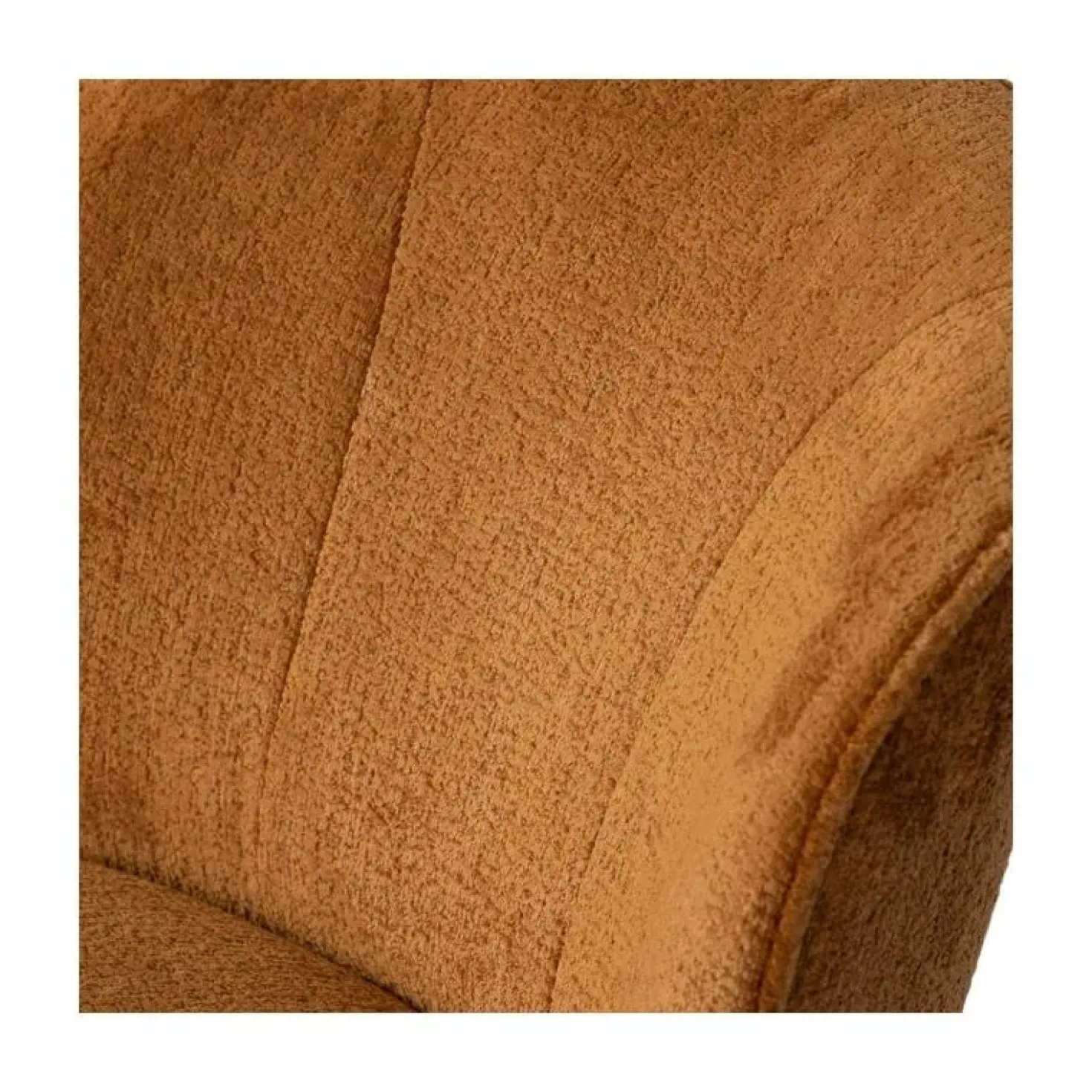 Sara Fauteuil Structure Velvet Cognac
