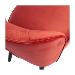 Sara Fauteuil Velvet Framboos
