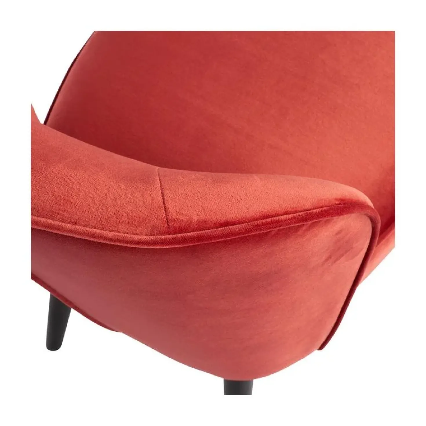 Sara Fauteuil Velvet Framboos