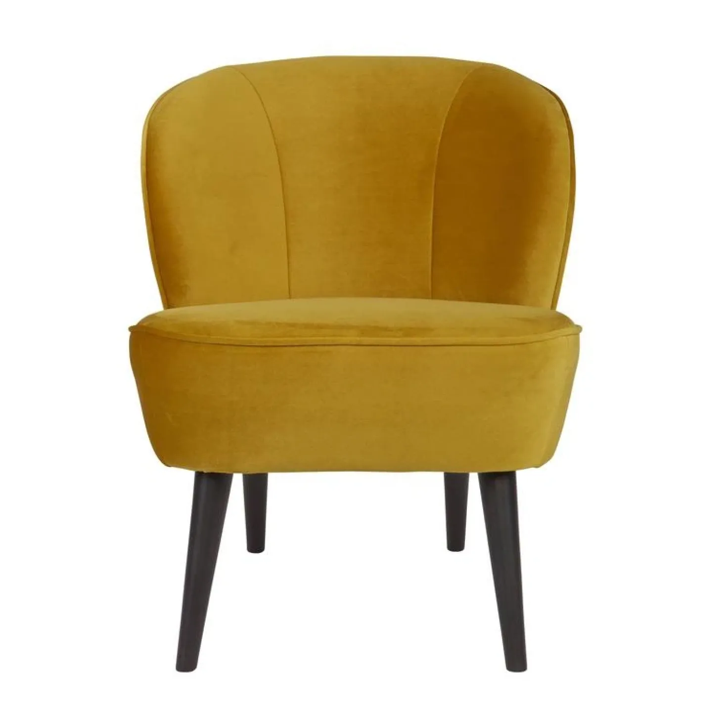 Sara Fauteuil Velvet Oker