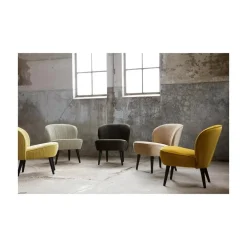 Sara Fauteuil Velvet Oud Roze