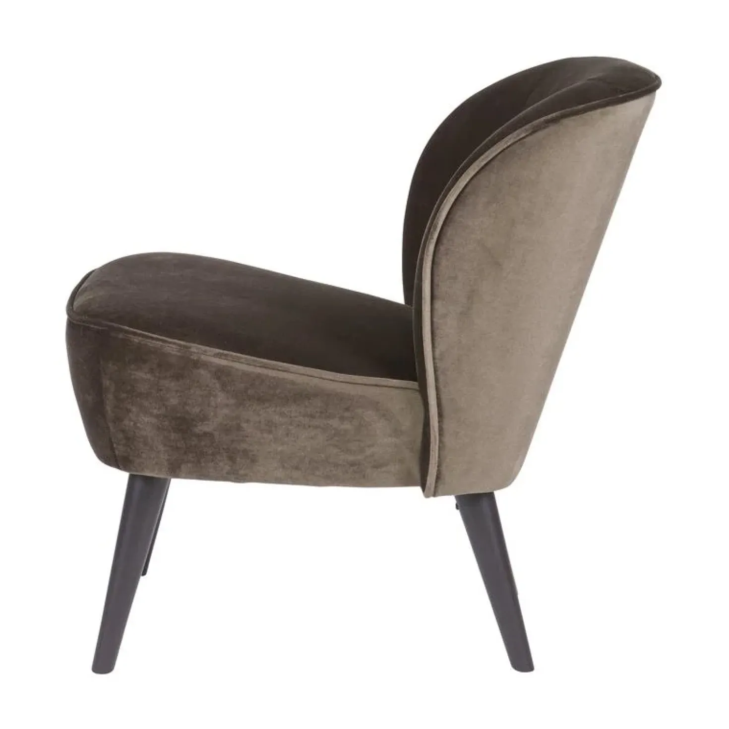 Sara Fauteuil Velvet Warm Groen