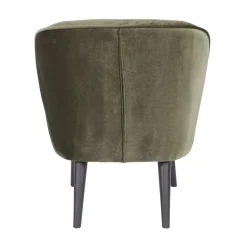 Sara Fauteuil Velvet Warm Groen