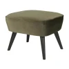 Sara Hocker Op Poten Velvet Warm Groen 56cm