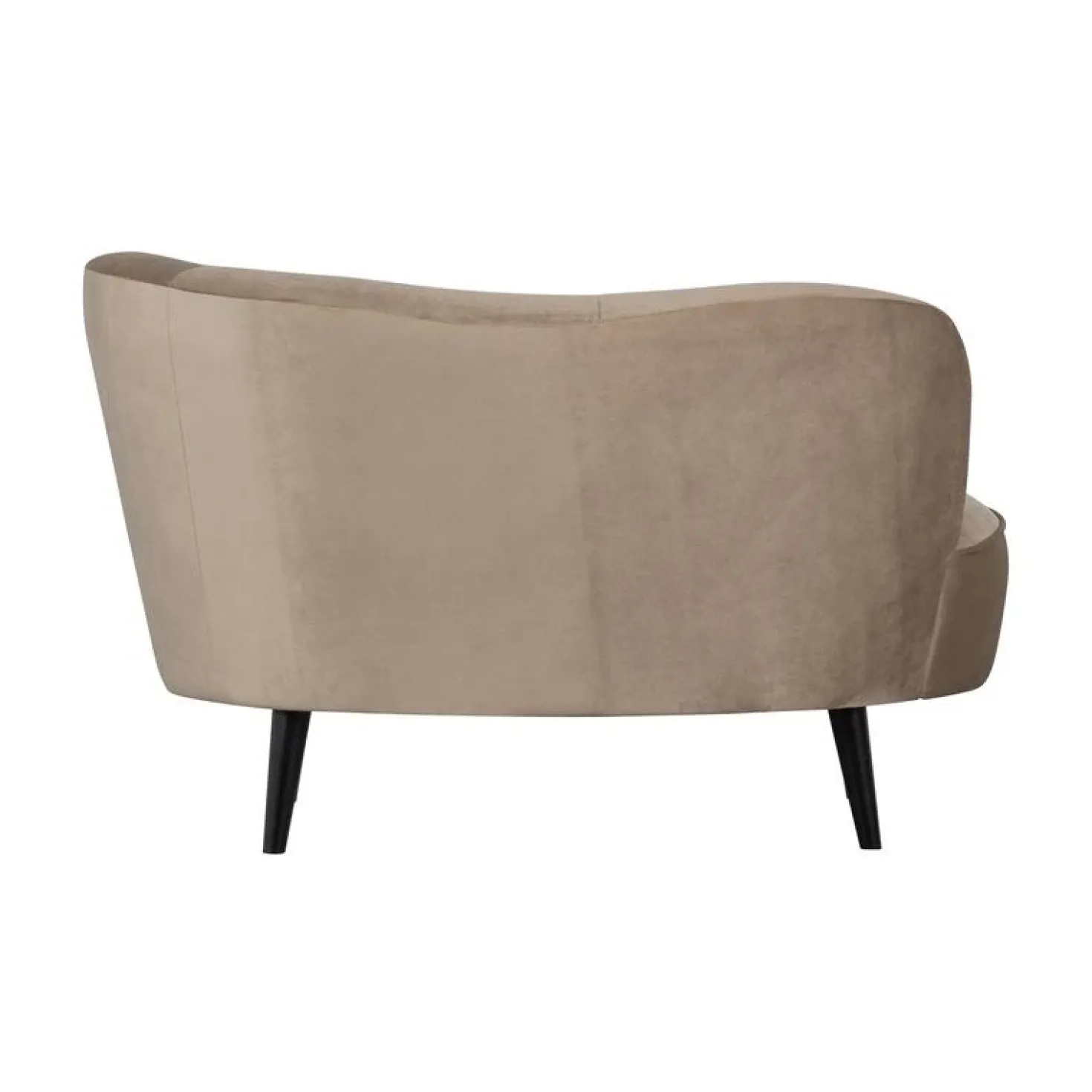 Sara Lounge Fauteuil Rechts Velvet Khaki 112cm