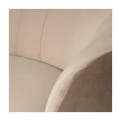 Sara Lounge Fauteuil Rechts Velvet Khaki 112cm