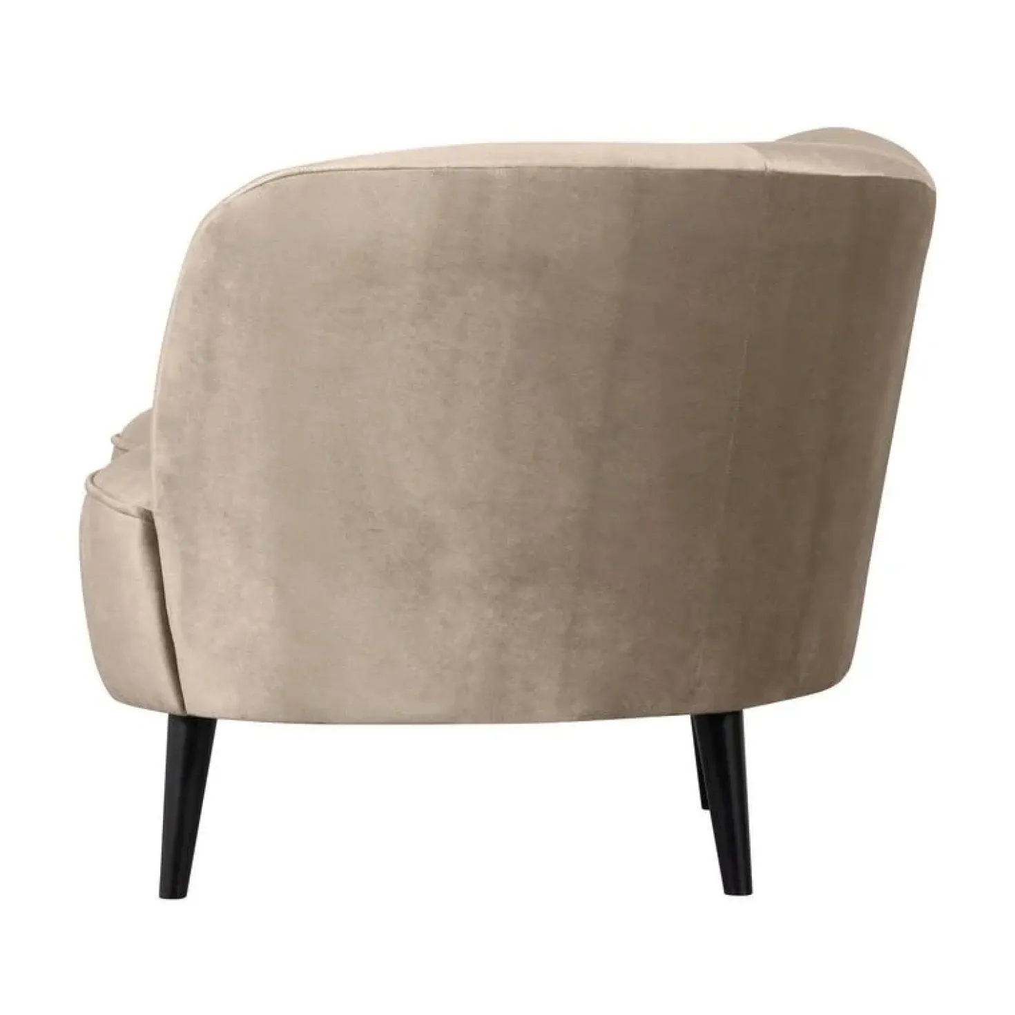 Sara Lounge Fauteuil Rechts Velvet Khaki 112cm