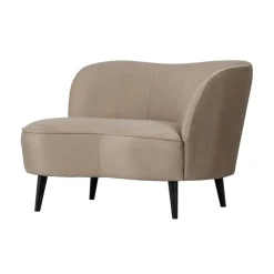Sara Lounge Fauteuil Rechts Velvet Khaki 112cm