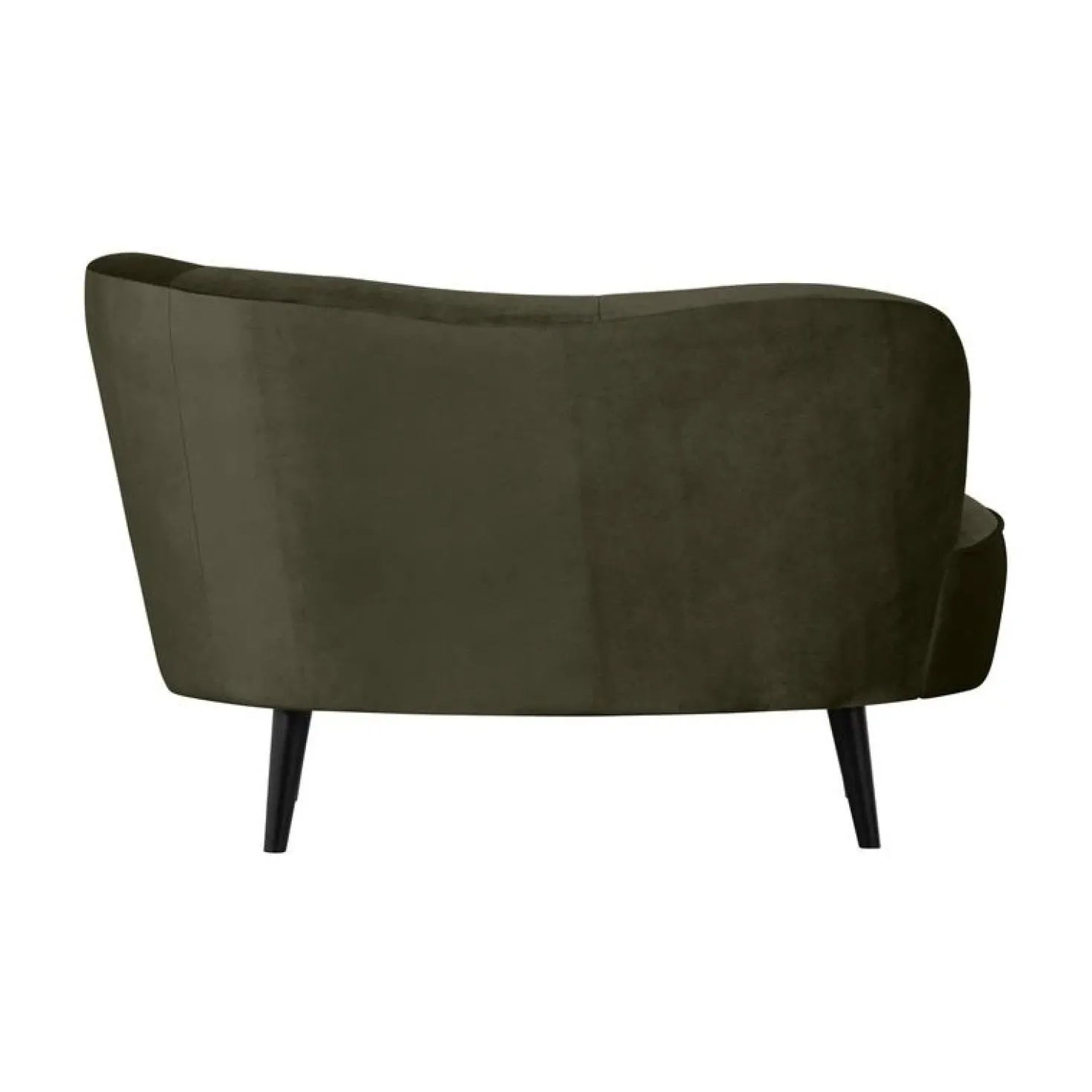 Sara Lounge Fauteuil Rechts Velvet Warm Groen 112cm