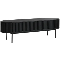 Sarita TV meubel zwart eikenhoutfineer 160cm