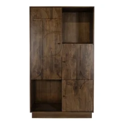 Savanne Wandkast Mangohout Walnoot 100cm