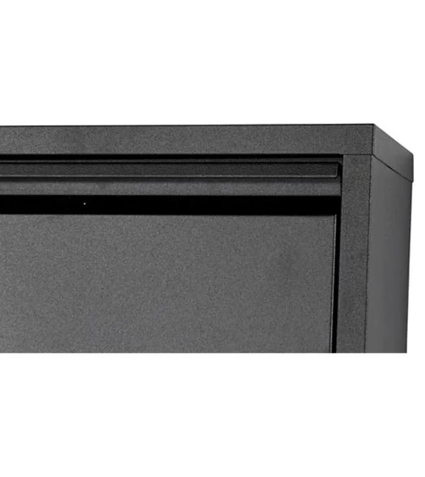 Schoenenkast industrieel Pippen (4 lades) – zwart metaal