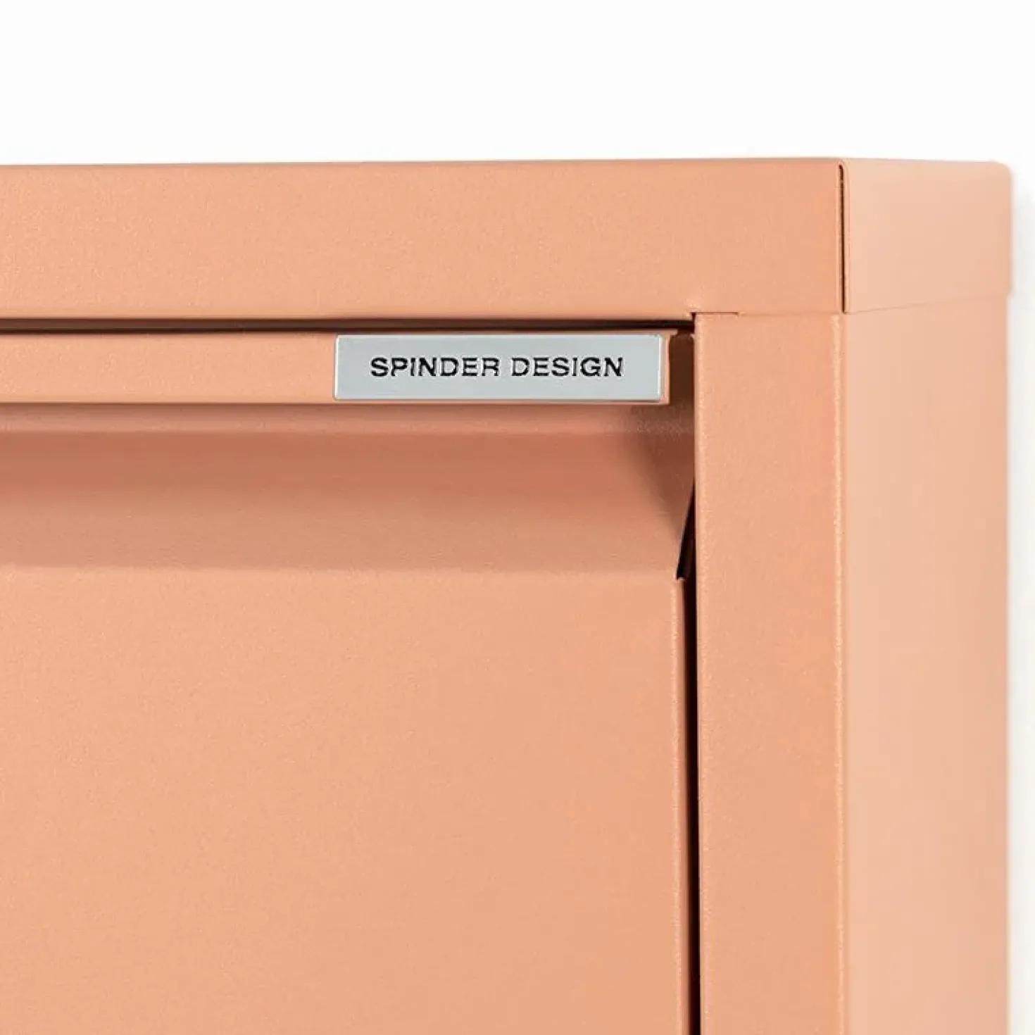Schoenenkast industrieel Pippen (3 lades) – Terracotta metaal