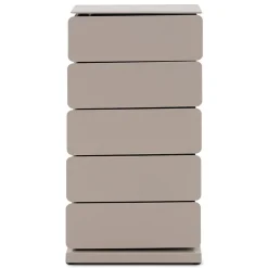 Schoenenkast industrieel Rodman (5 lades) – Taupe metaal