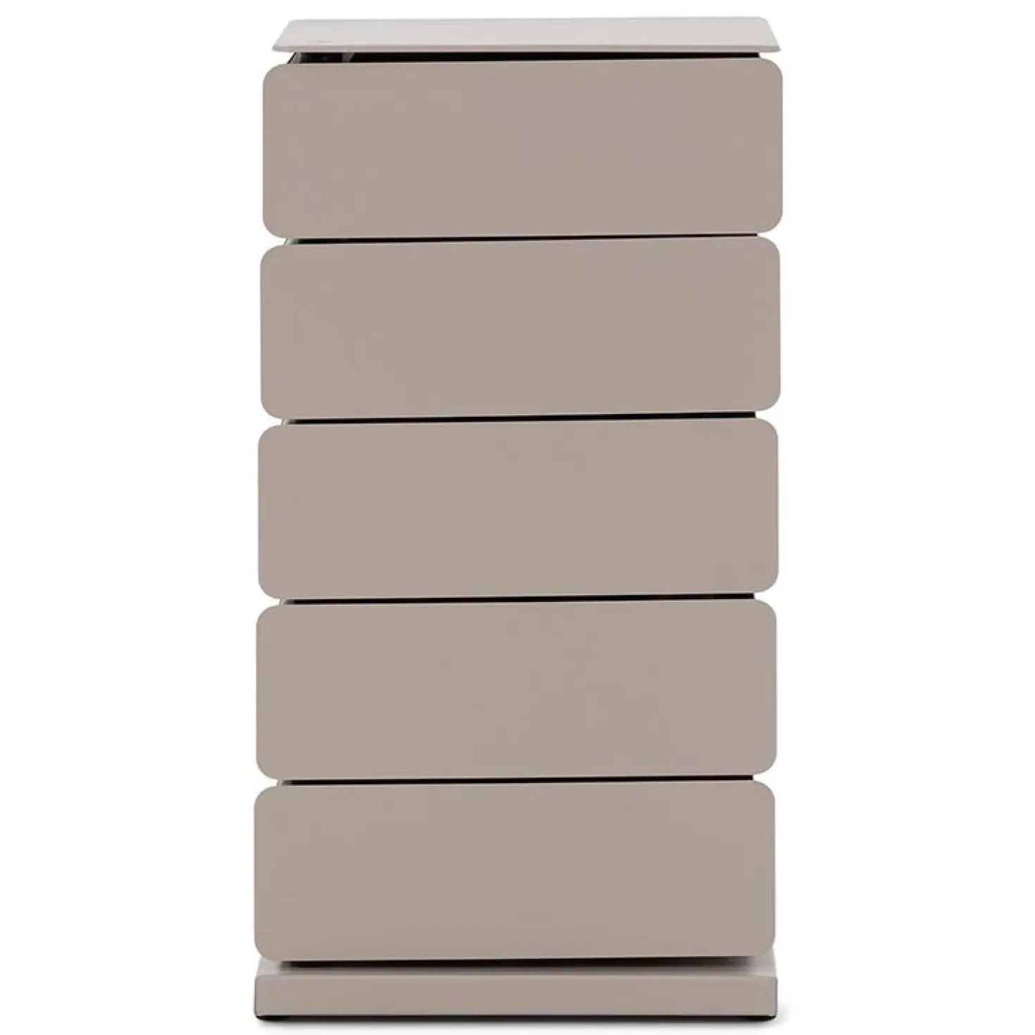 Schoenenkast industrieel Rodman (5 lades) – Taupe metaal