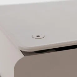 Schoenenkast industrieel Rodman (7 lades) - Taupe metaal