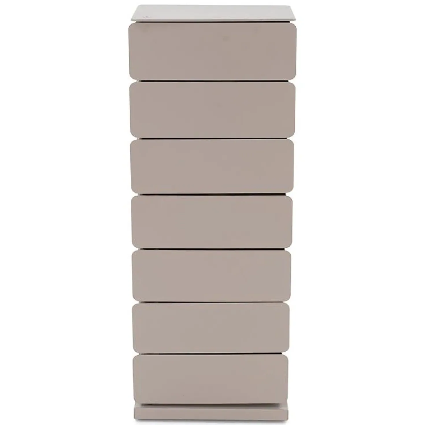 Schoenenkast industrieel Rodman (7 lades) - Taupe metaal