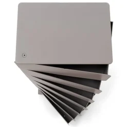 Schoenenkast industrieel Rodman (7 lades) - Taupe metaal