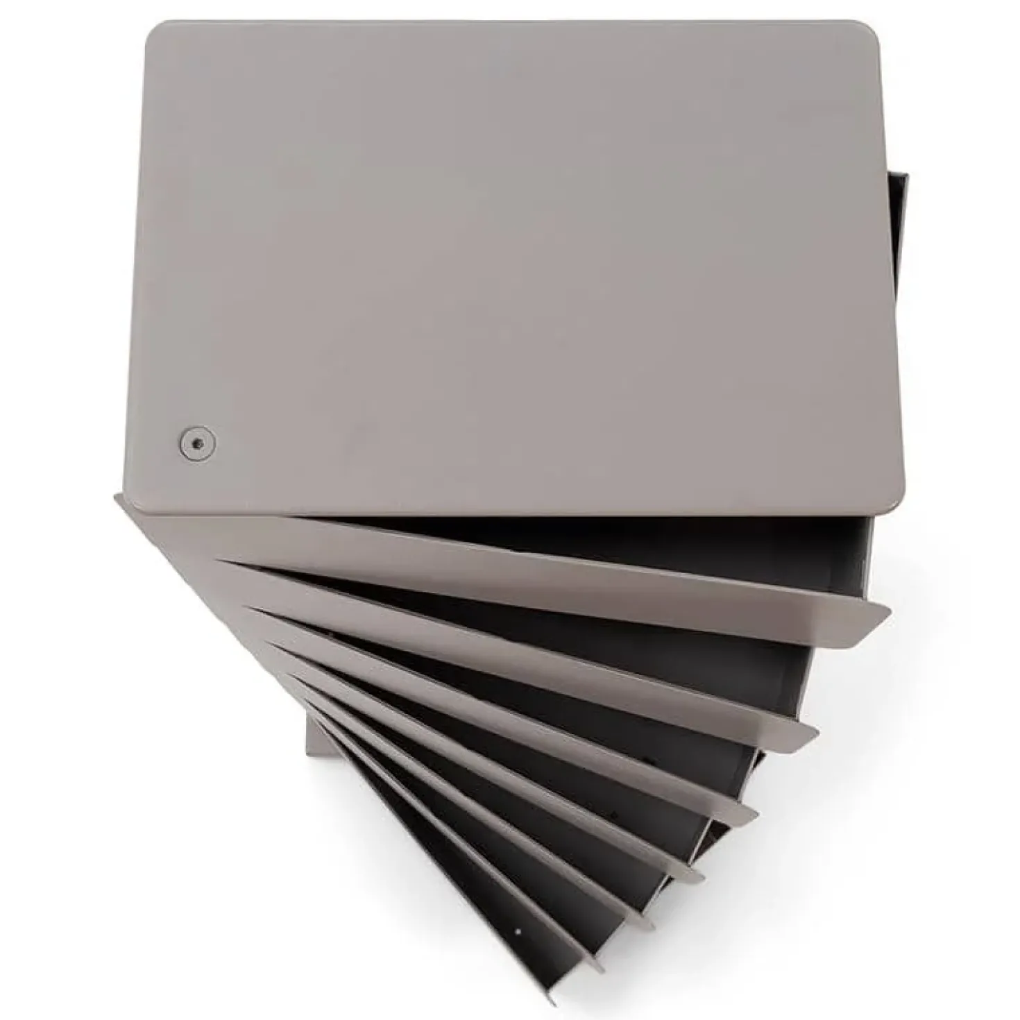 Schoenenkast industrieel Rodman (7 lades) - Taupe metaal