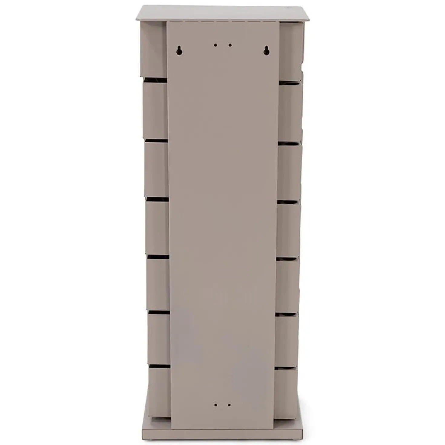 Schoenenkast industrieel Rodman (7 lades) - Taupe metaal