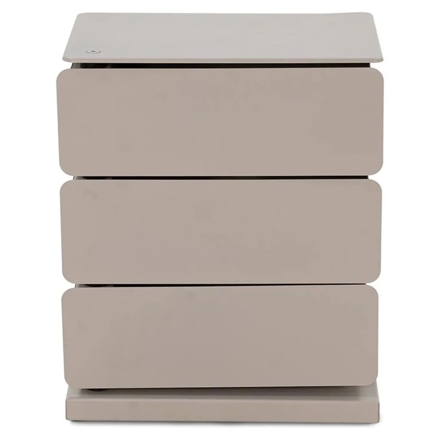 Schoenenkast industrieel Rodman (3 lades) – Taupe metaal