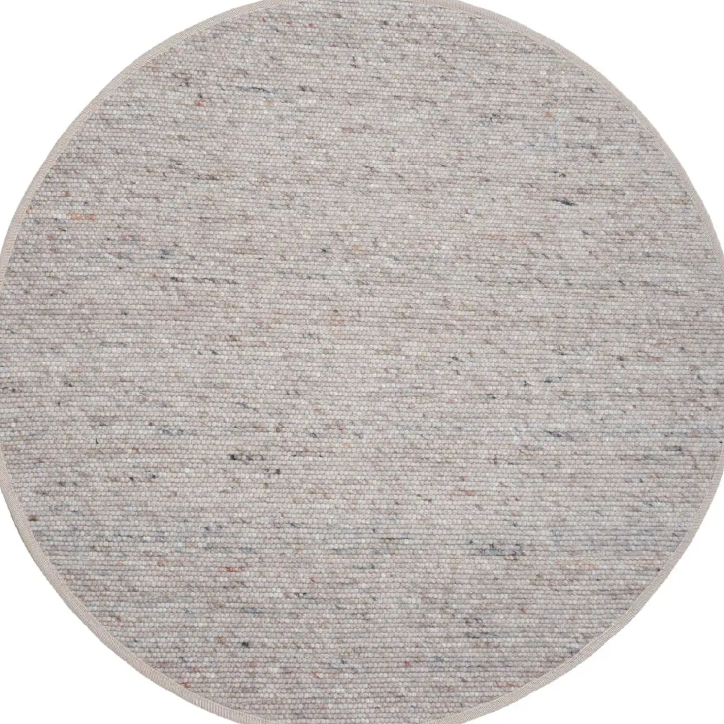 Scott vloerkleed Donker Beige Rond 200x200cm