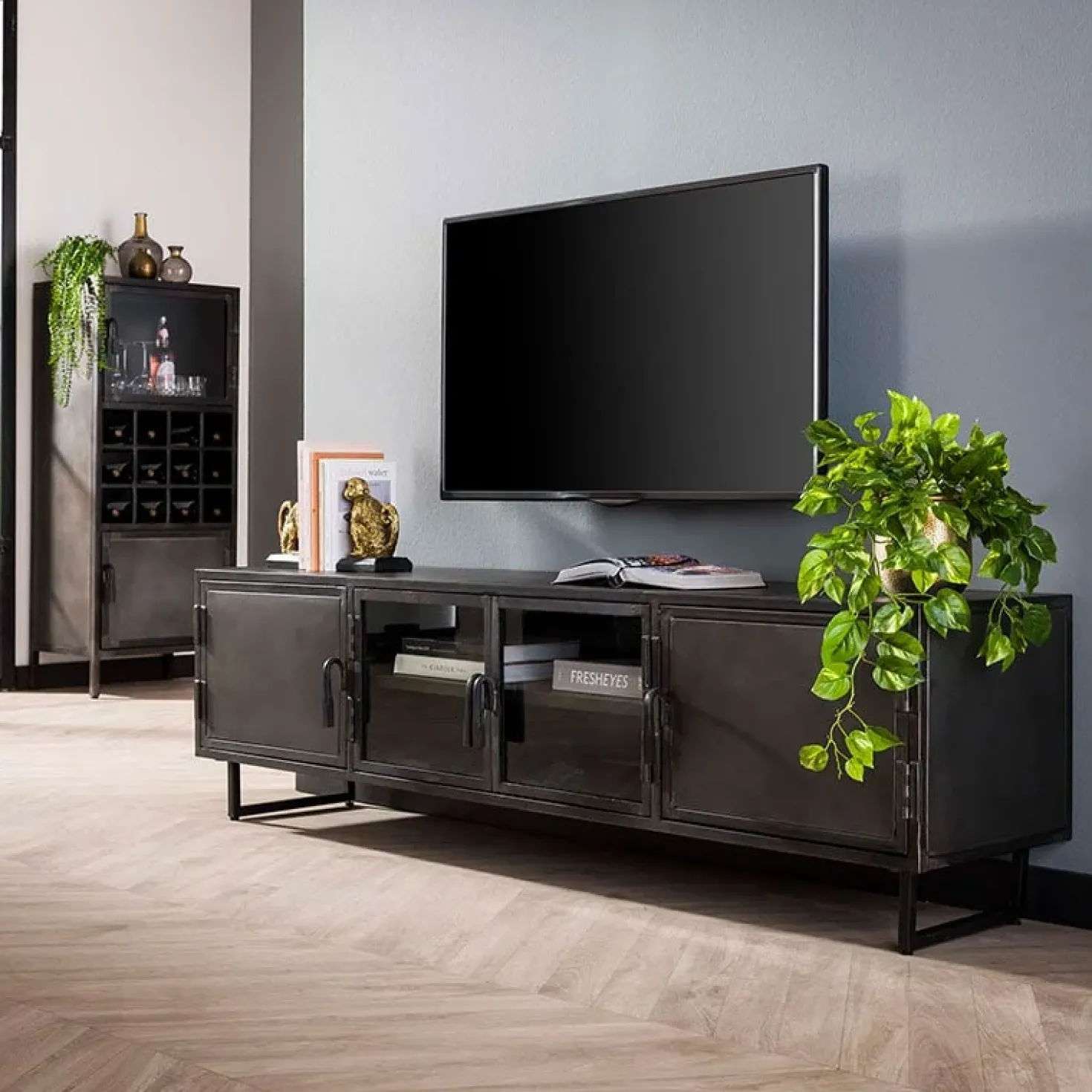 Seattle tv meubel industrieel 180cm