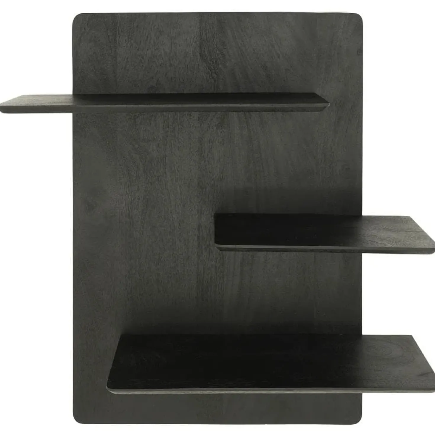 Seco Wandplanken mangohout Zwart 60cm