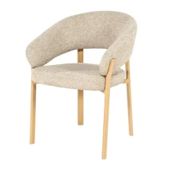 Sedia Eetkamerstoel met armleuning Naturel