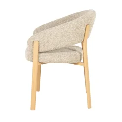 Sedia Eetkamerstoel met armleuning Naturel