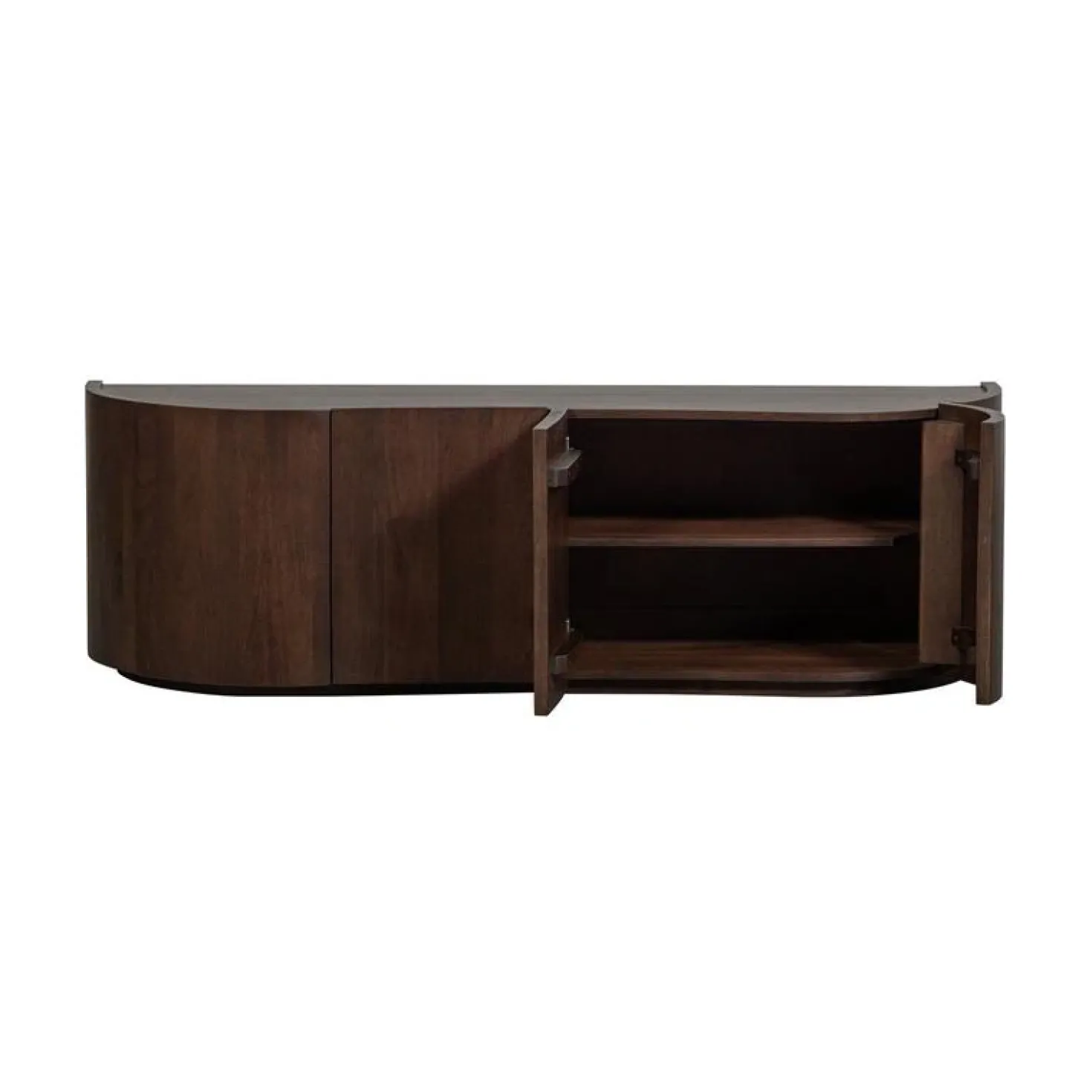 Sense Dressoir 4-Deurs Mangohout Walnoot 160cm