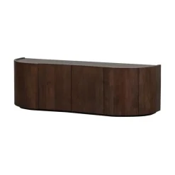 Sense Dressoir 4-Deurs Mangohout Walnoot 160cm