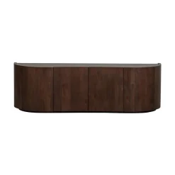 Sense Dressoir 4-Deurs Mangohout Walnoot 160cm