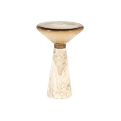 Sereno Bijzettafel rond Marrone 34cm