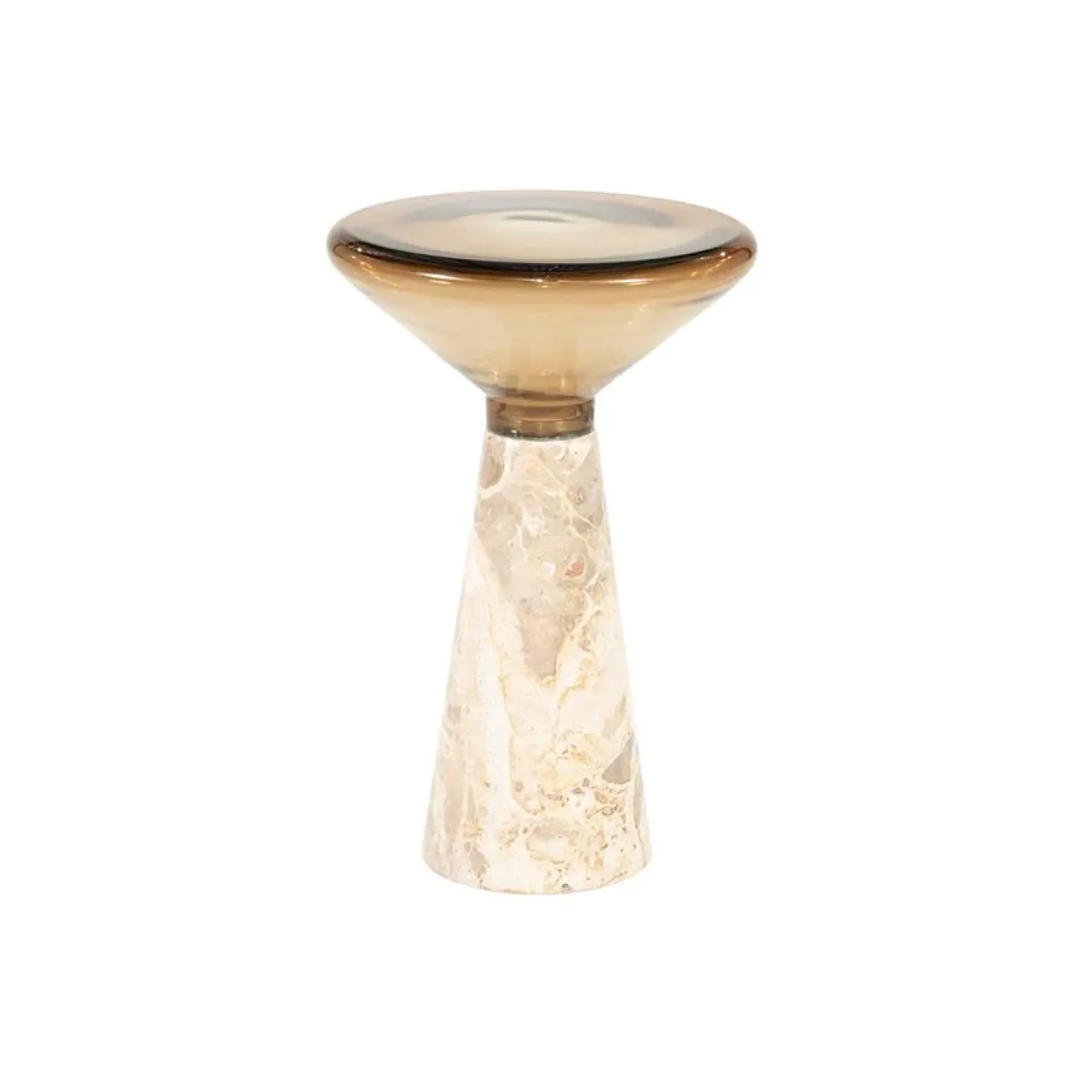 Sereno Bijzettafel rond Marrone 34cm