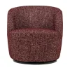 Serra Draaifauteuil Bordeauxrood Melange