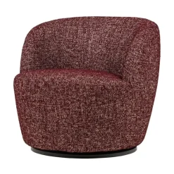 Serra Draaifauteuil Bordeauxrood Melange