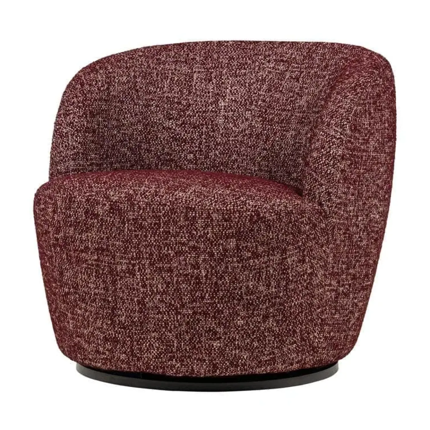 Serra Draaifauteuil Bordeauxrood Melange