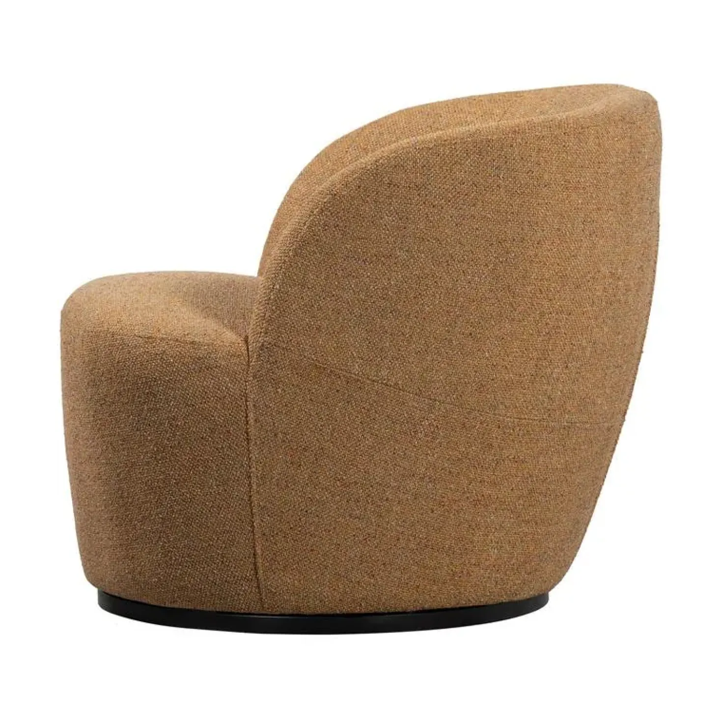 Serra Draaifauteuil Geweven Stof Curry Melange